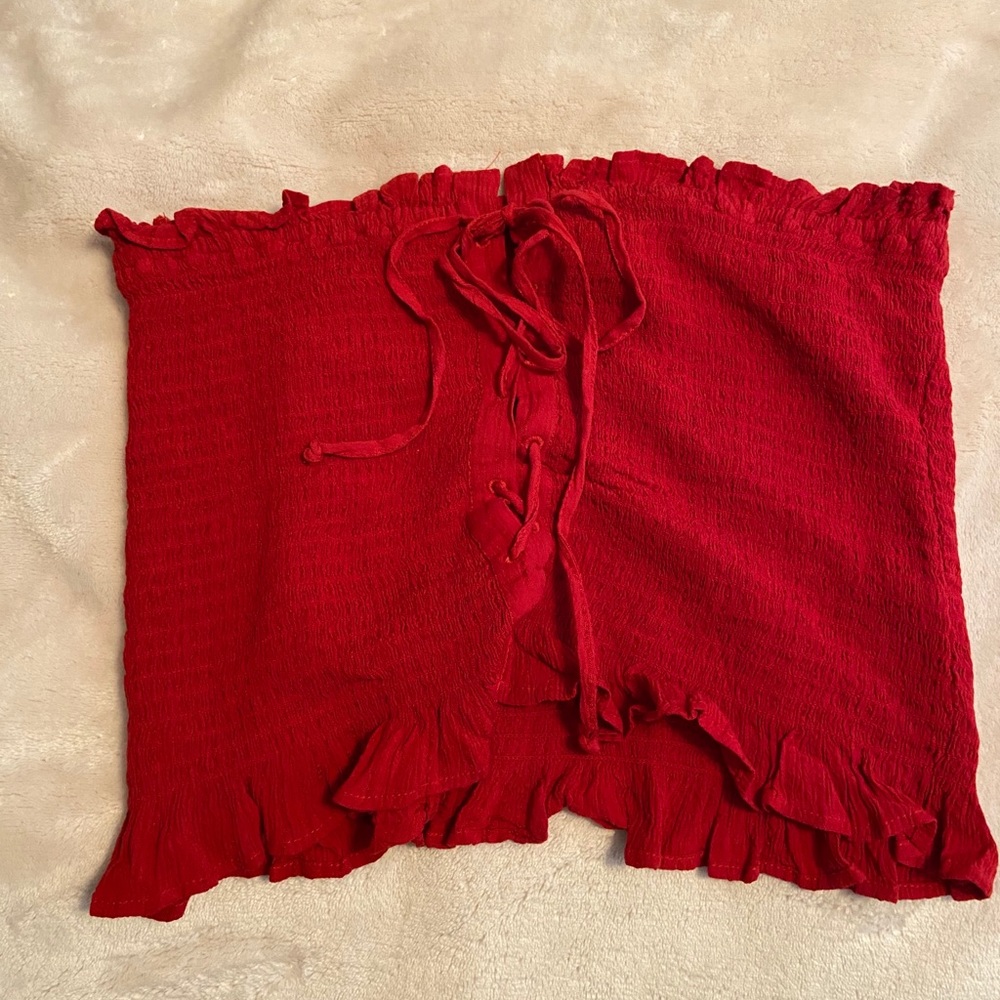 American Eagle cropped tube top